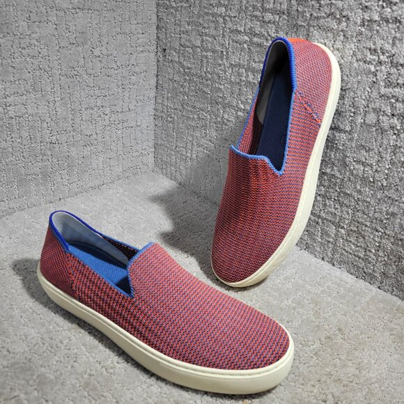 Rothy’s The Sneaker Women's Size 10 US Tangerine Triple Stitch Slip On Shoes - Picture 11 of 12